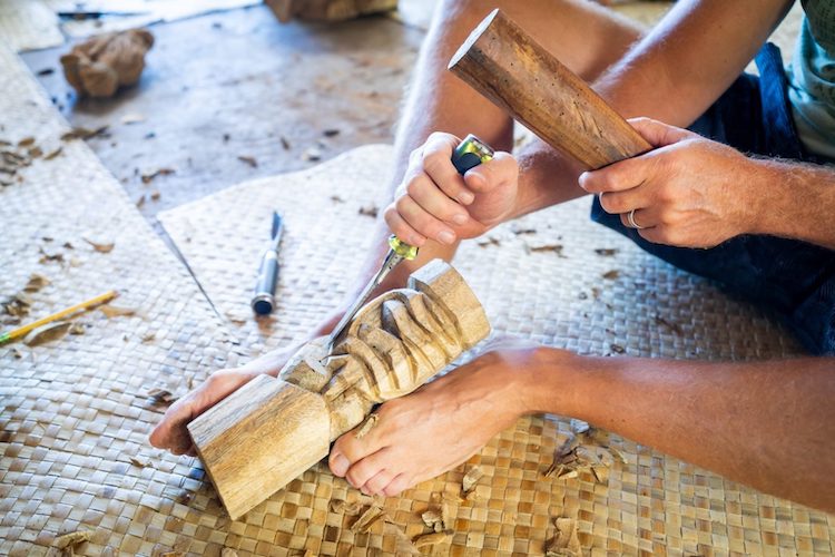 Polynesian Wood Carving Big Island