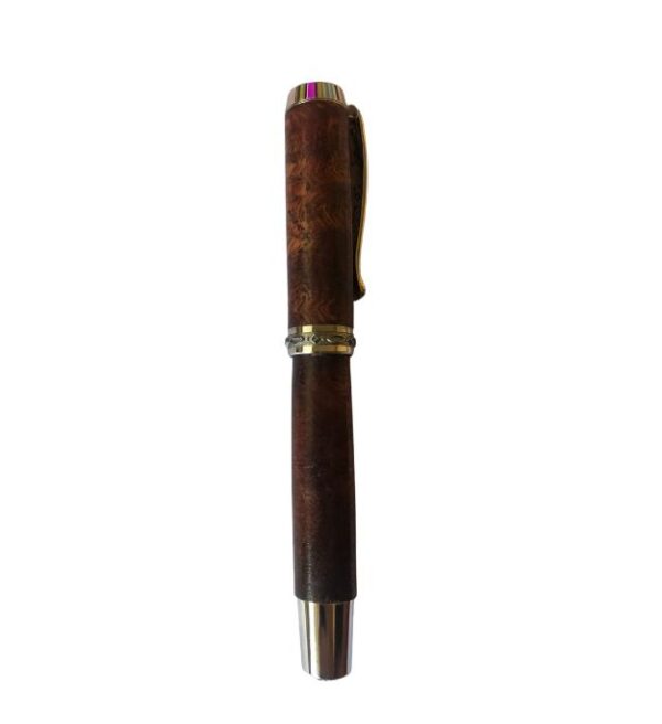 Handcrafted wooden pen, made in Hawaii with koa wood
