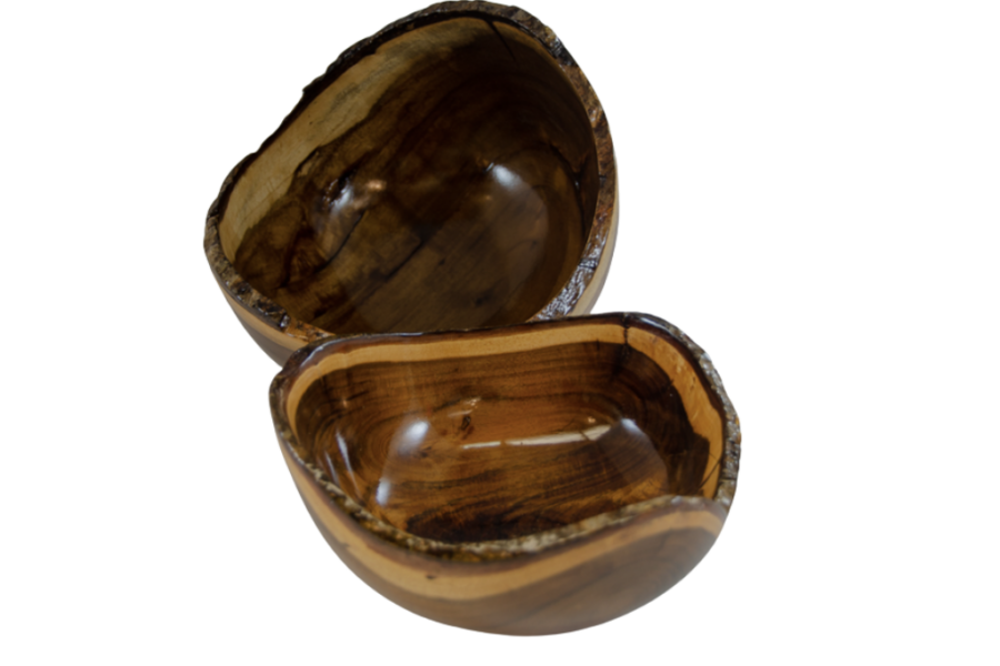 7 x 7 Koa Wood Bowl Aloha Adventure Farms