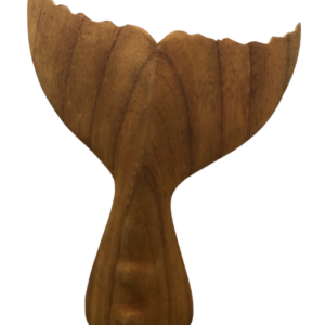 Whale tail tiki carving from Hawaii