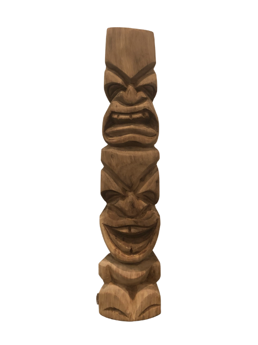 Big Island Hawaii wood carved tiki
