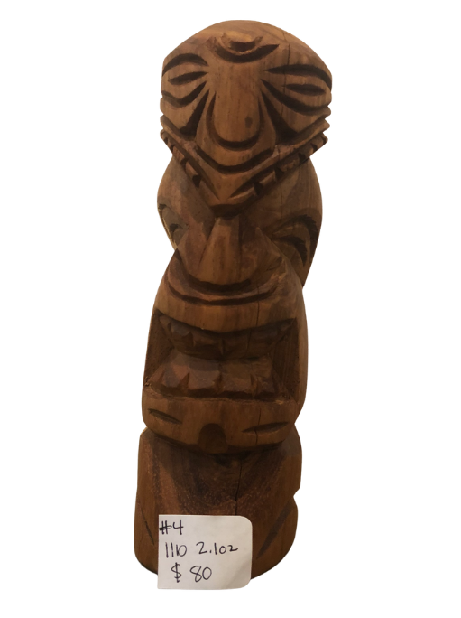 Tiki - carved locally in Hawaii