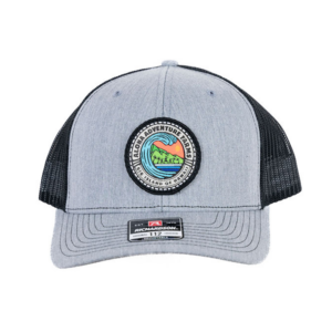 Mesh trucker hat with Aloha Adventure Farms logo