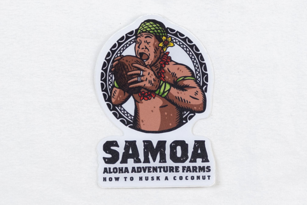 Samoa - Aloha Adventure Farms small sticker