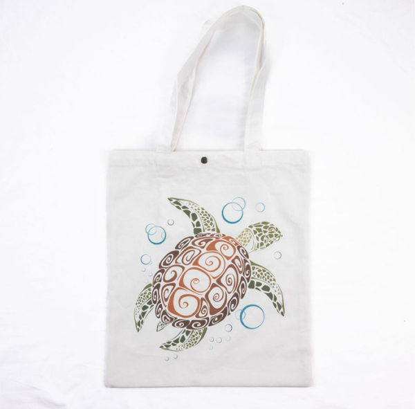 Hawaii tote bag with turtle design