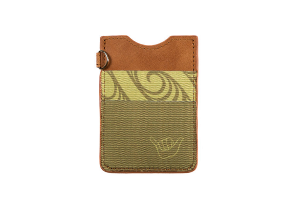 Shaka Tribe Wallet with Polynesian cultural designs - Green Strength