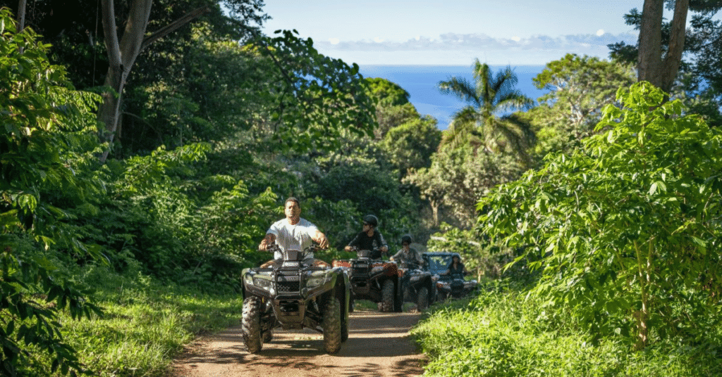 atvs riding on the big island