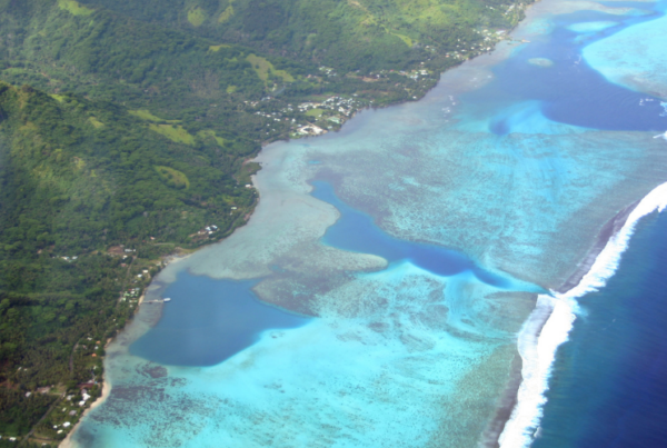 Drone photo of Polynesia