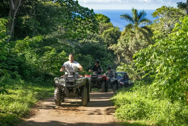 Man on ATV tour on Hawaii's Big Island