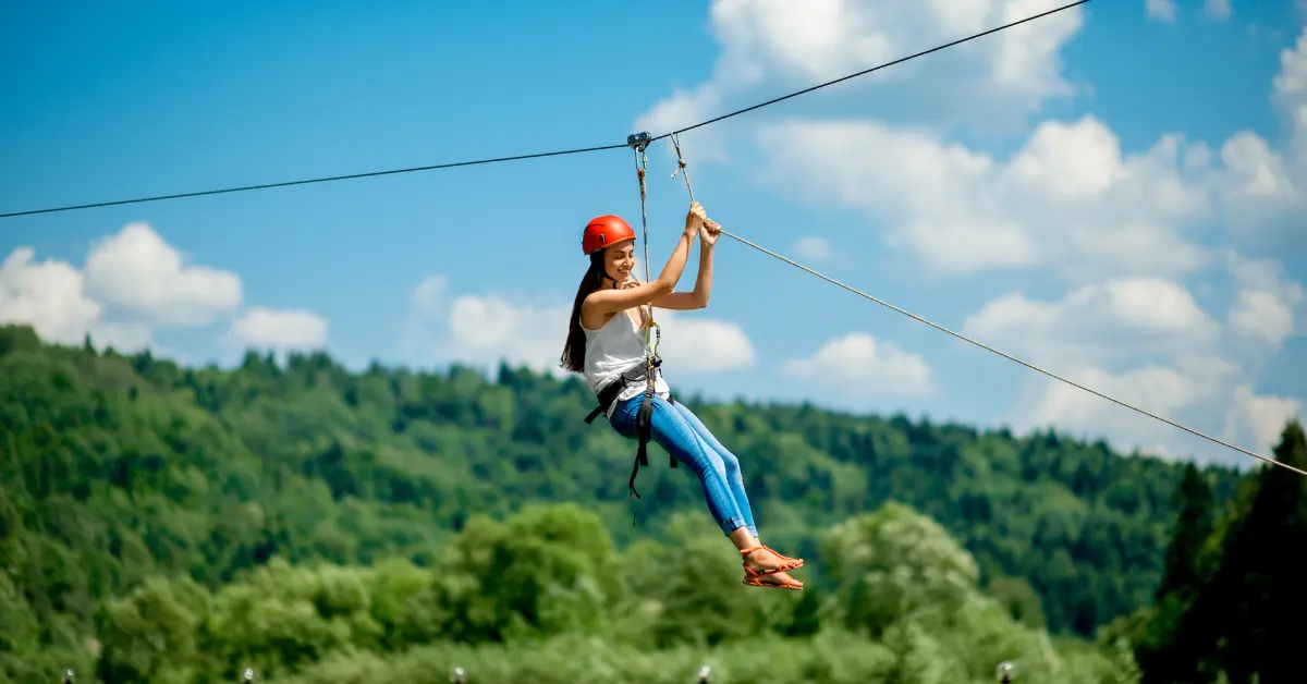 Ziplining on Hawaii's big island