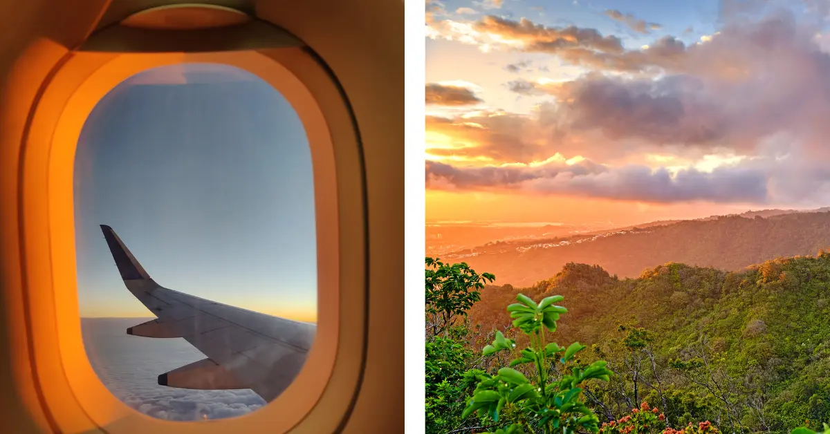 Flight to hawaii during peak hawaii travel season